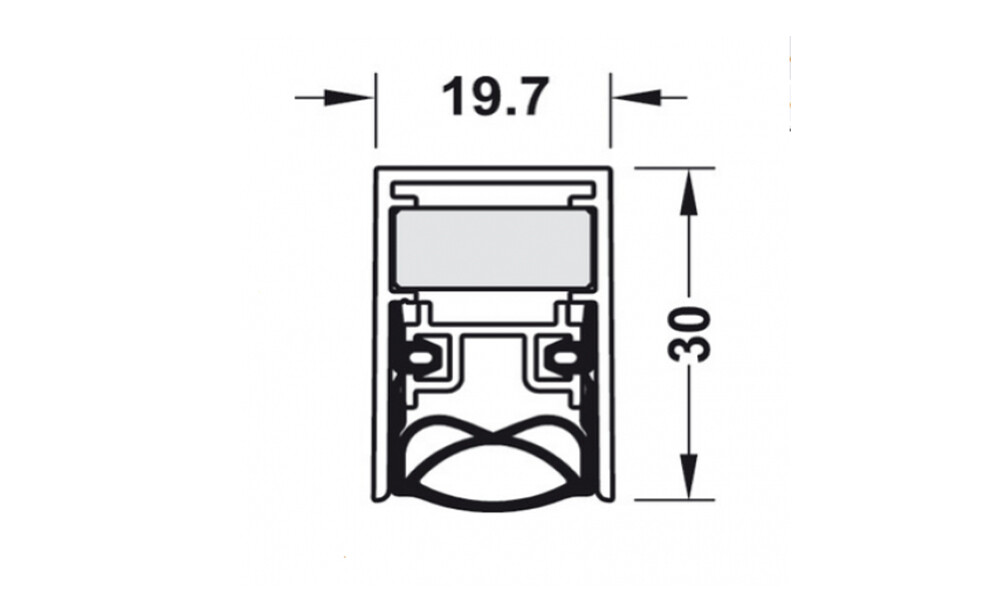 BURLETE Retractil Grueso 930