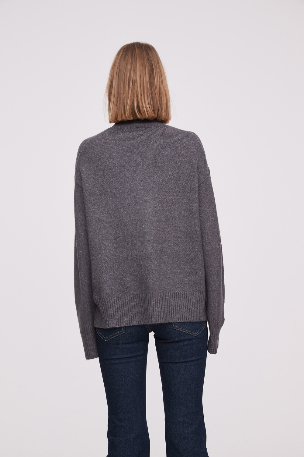 Sweater Koali Gris Melange Oscuro