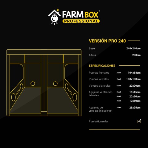 ARMARIO FARM BOX PROFESSIONAL 240X120X200CM ARMARIO FARM BOX PROFESSIONAL 240X120X200CM