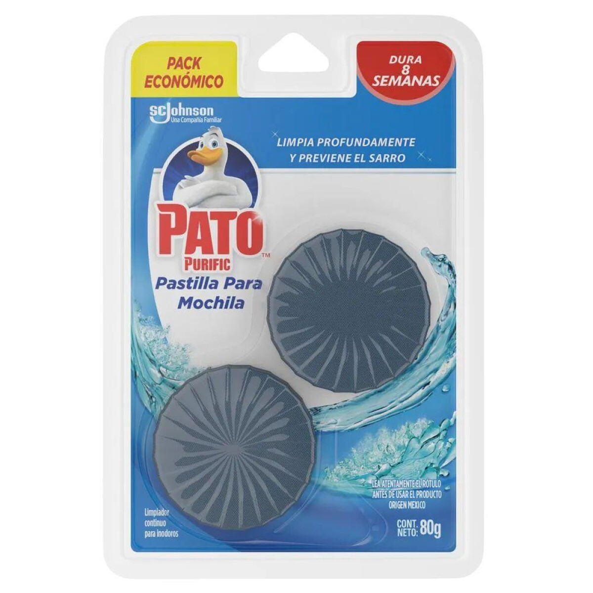 BLOQUE P/MOCHILA DE INODOROS PATO, 2 UNIDADES 