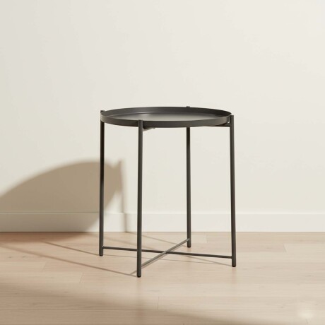 MESA DE ARRIME METAL NEGRO JULIETTE