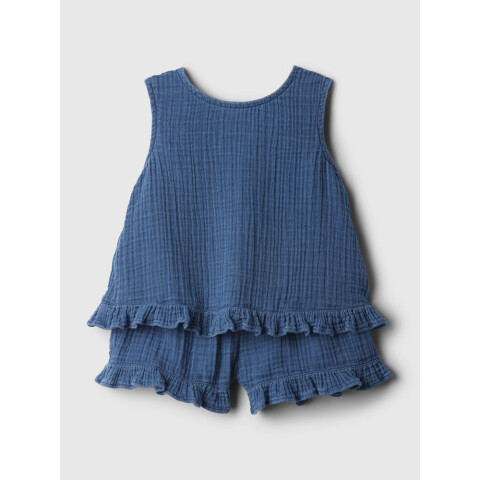 SL RFL BCK DNM TANK TOP/SHORT SET LIGHT WASH