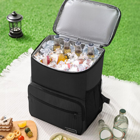 Mochila térmica para picnic o playa – 29x18x37cm Negro