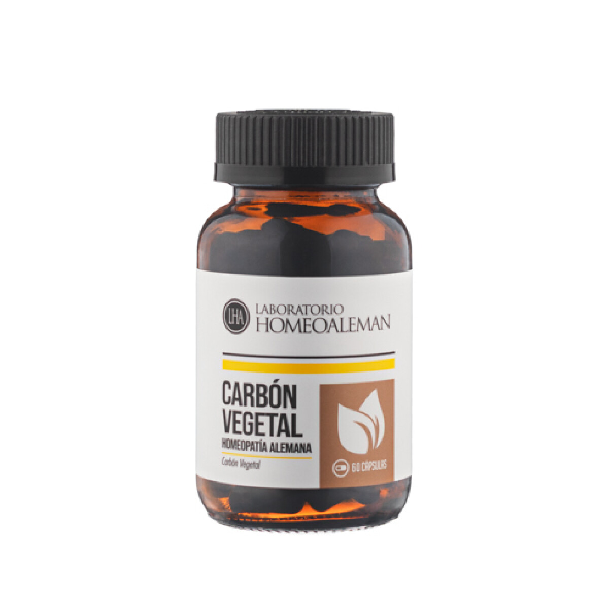 Homeopatia Alemana carbón vegetal x60 cápsulas 