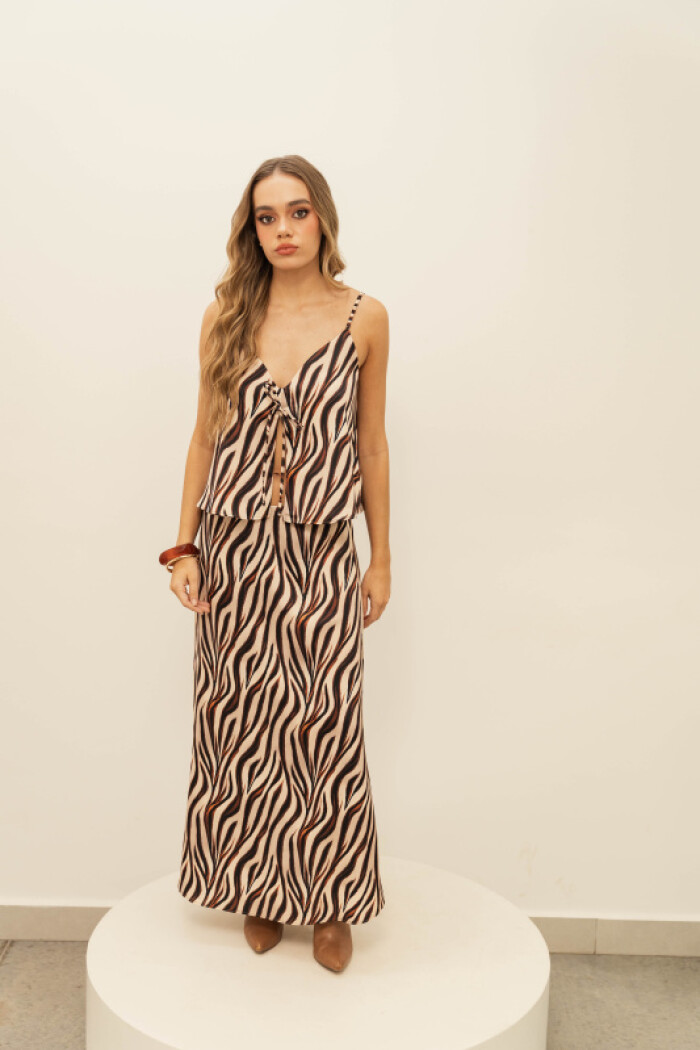 FALDA ASIA AUNTUMN ZEBRA FALDA ASIA AUNTUMN ZEBRA