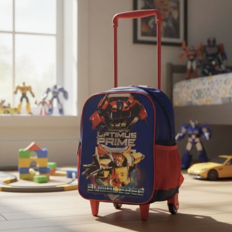 Mochila Habro Escolar Con Carro Transformers Mochila Habro Escolar Con Carro Transformers