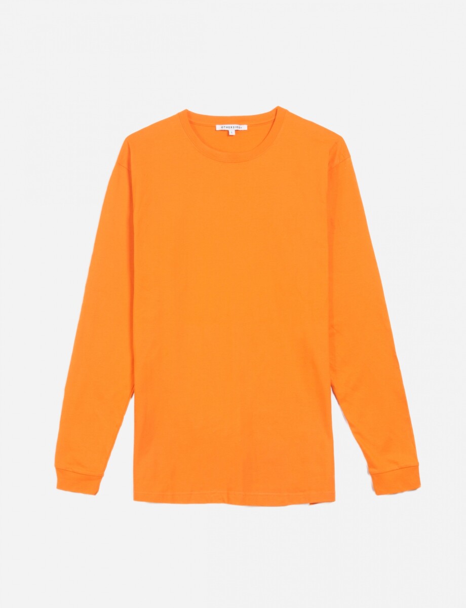 Remera básica m/l - Naranja 
