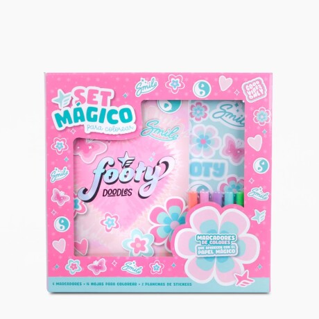 SET MÁGICO PARA COLOREAR HEART ROSA ROSA