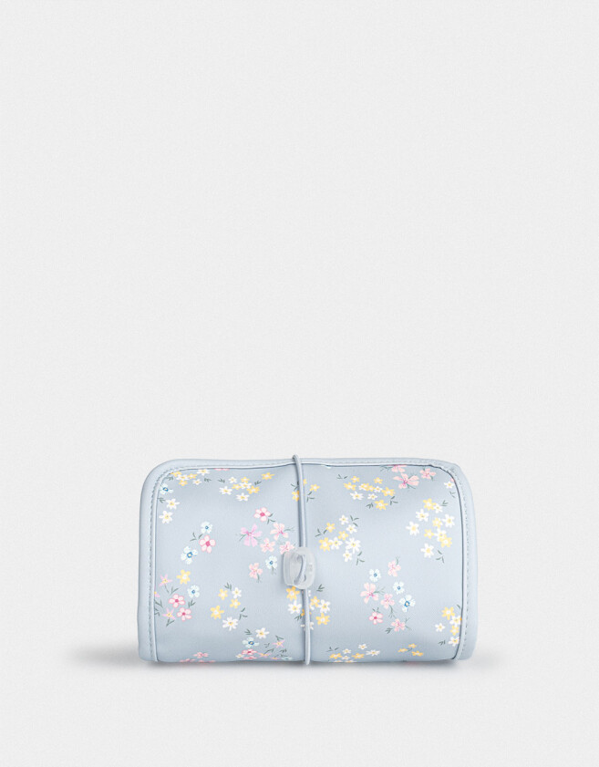 Porta Cosméticos Portacosméticos Desplegable - Estampado Flores