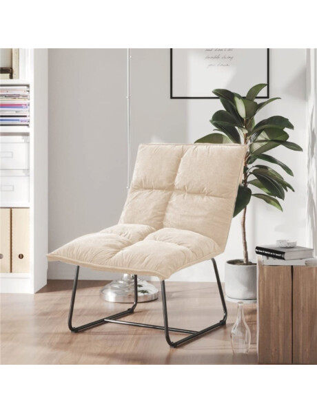 BUTACA MADRID BASE METAL BEIGE BUTACA MADRID BASE METAL BEIGE