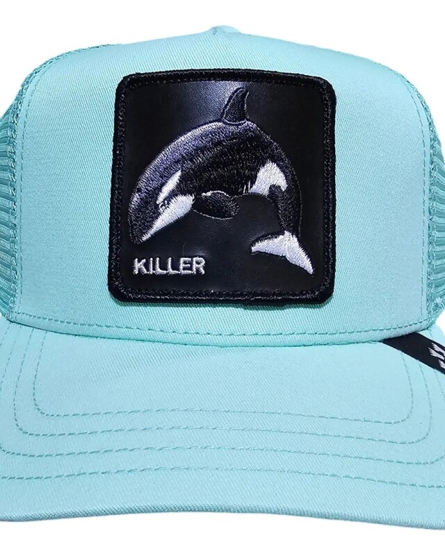 Gorra Goorin Bros Trucker Baseball - The Killer Orca Verde Agua