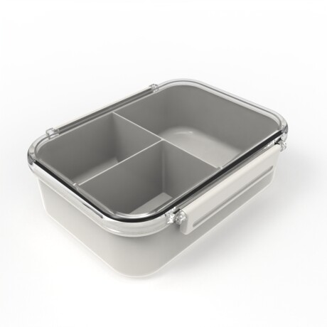 Bento box con divisiones 890ml beige