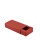 Caja rectangular delux 6x12x2,5 cm. ROJO