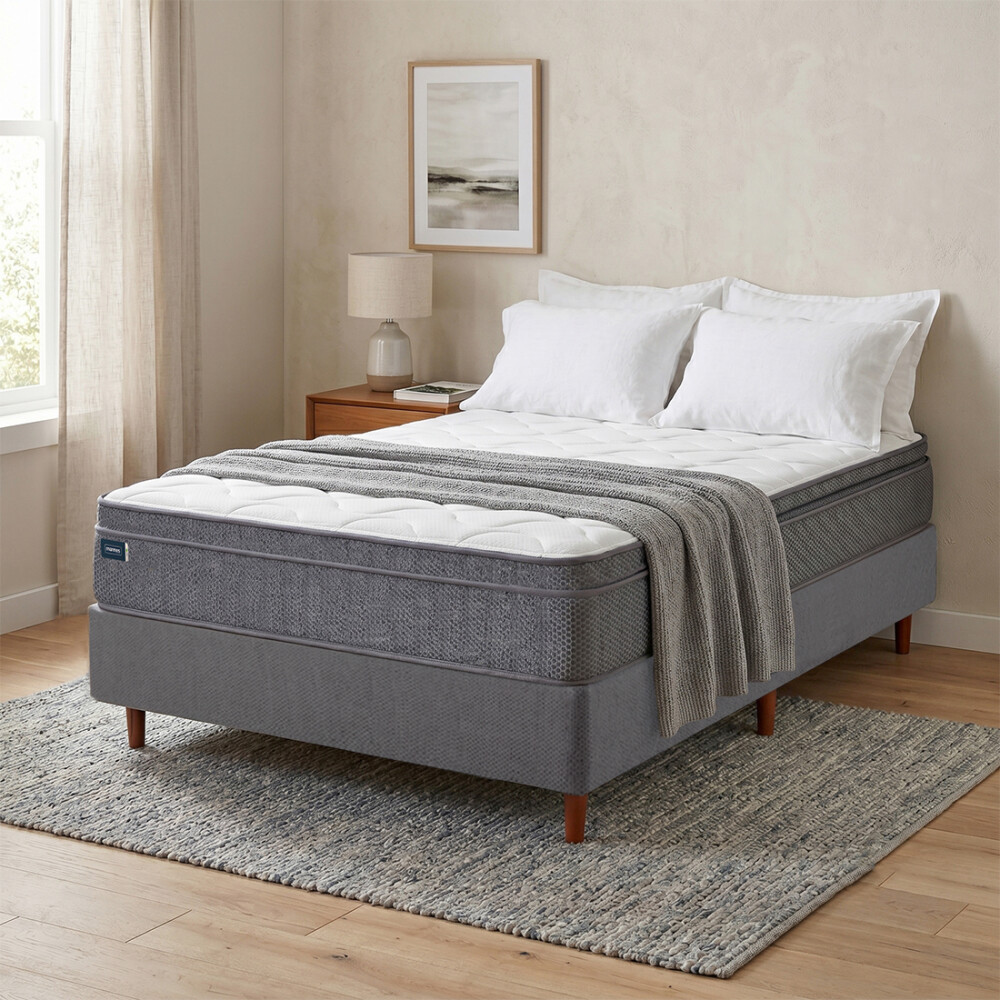 Conjunto Sommier 2 PLAZAS Espuma 150 Kg - Premier Plus Conjunto Sommier 2 PLAZAS Espuma 150 Kg - Premier Plus