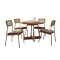 Juego de comedor - Lux Atria Marrón