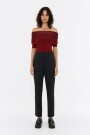 PANTALON LANA FRÍA AJUSTADO Negro