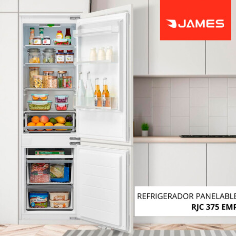 Refrigerador James de Empotrar Modelo Rjc 375 001