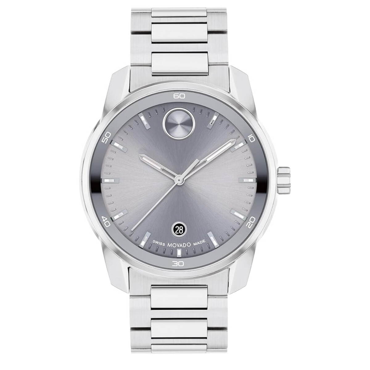 MOVADO BOLD , FECHADOR , MOVIMIENTO SUIZO , DOS AÑOS DE GRANTIA 