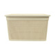 Caja simil ratán 40 lts BEIGE