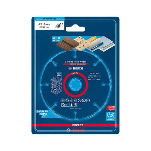Disco de corte multi material Ø115mm Expert Bosch BS3334