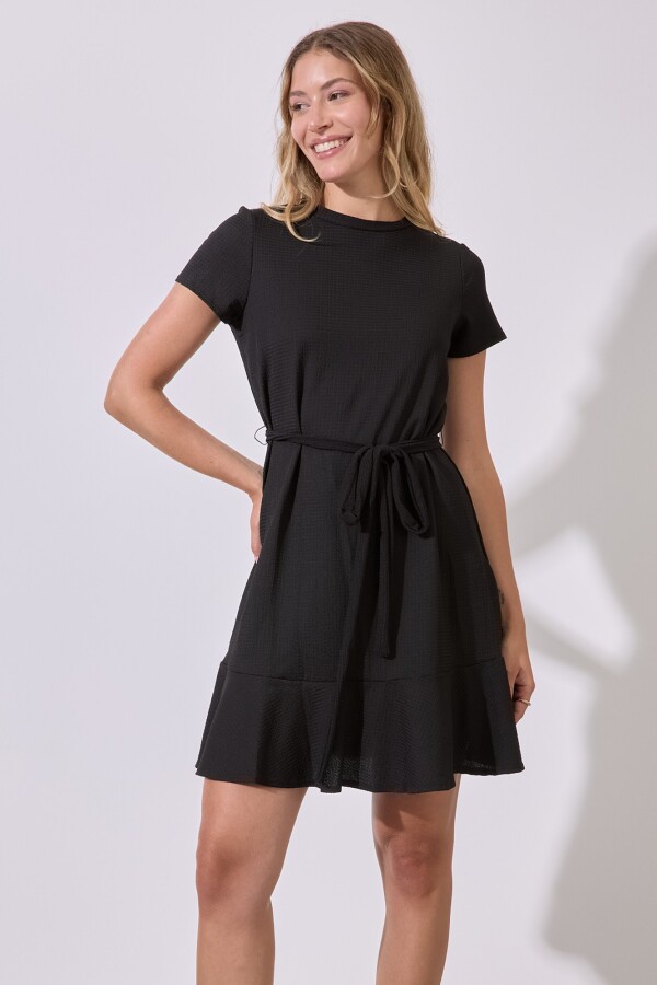 Vestido Cinto NEGRO