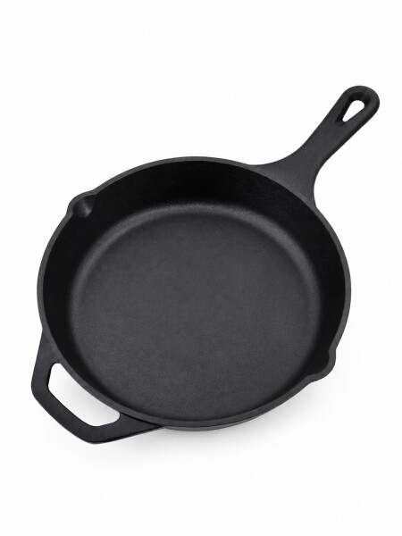 SARTEN HIERRO FUNDIDO 35X21X4.9CM NEGRO NEGRO (V)