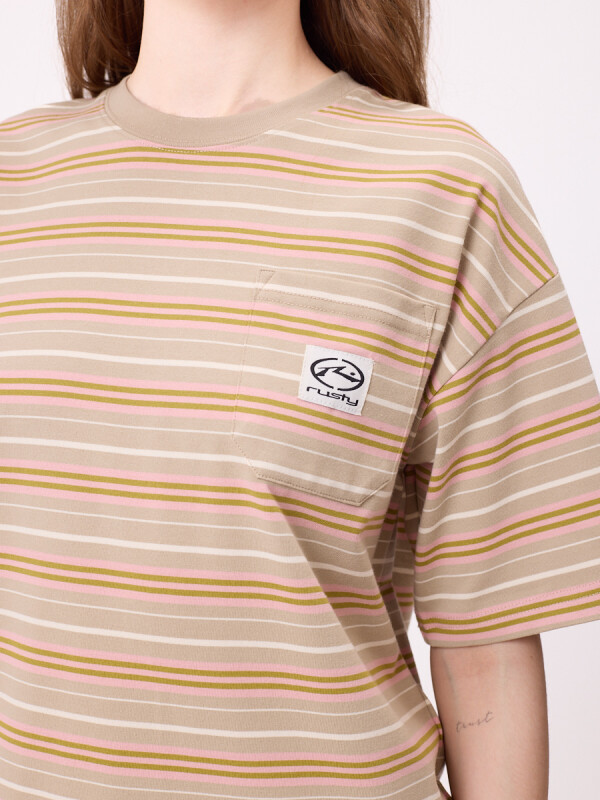 T-SHIRT KELVIN RUSTY Taupe