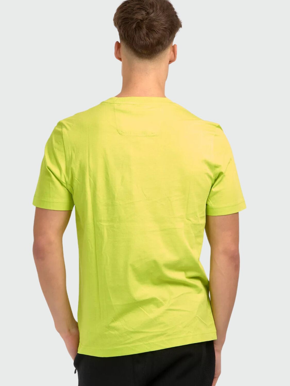 BOSS -Remera de algodón con logo, regular fit, TEE 1 Verde