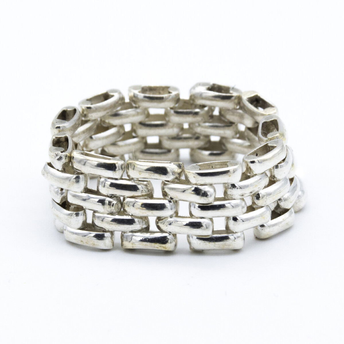 Anillo de Plata 925 Modelo Panter - Ancho 8 mm 