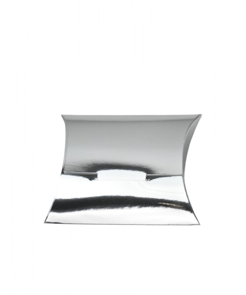 Estuche pillow laminado 7x8 cm. PLATA