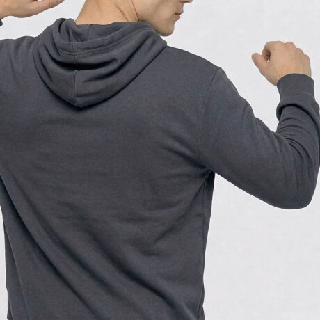 Campera Buzo Topper Hombre C/Cierre Y Capucha Clásico Gris