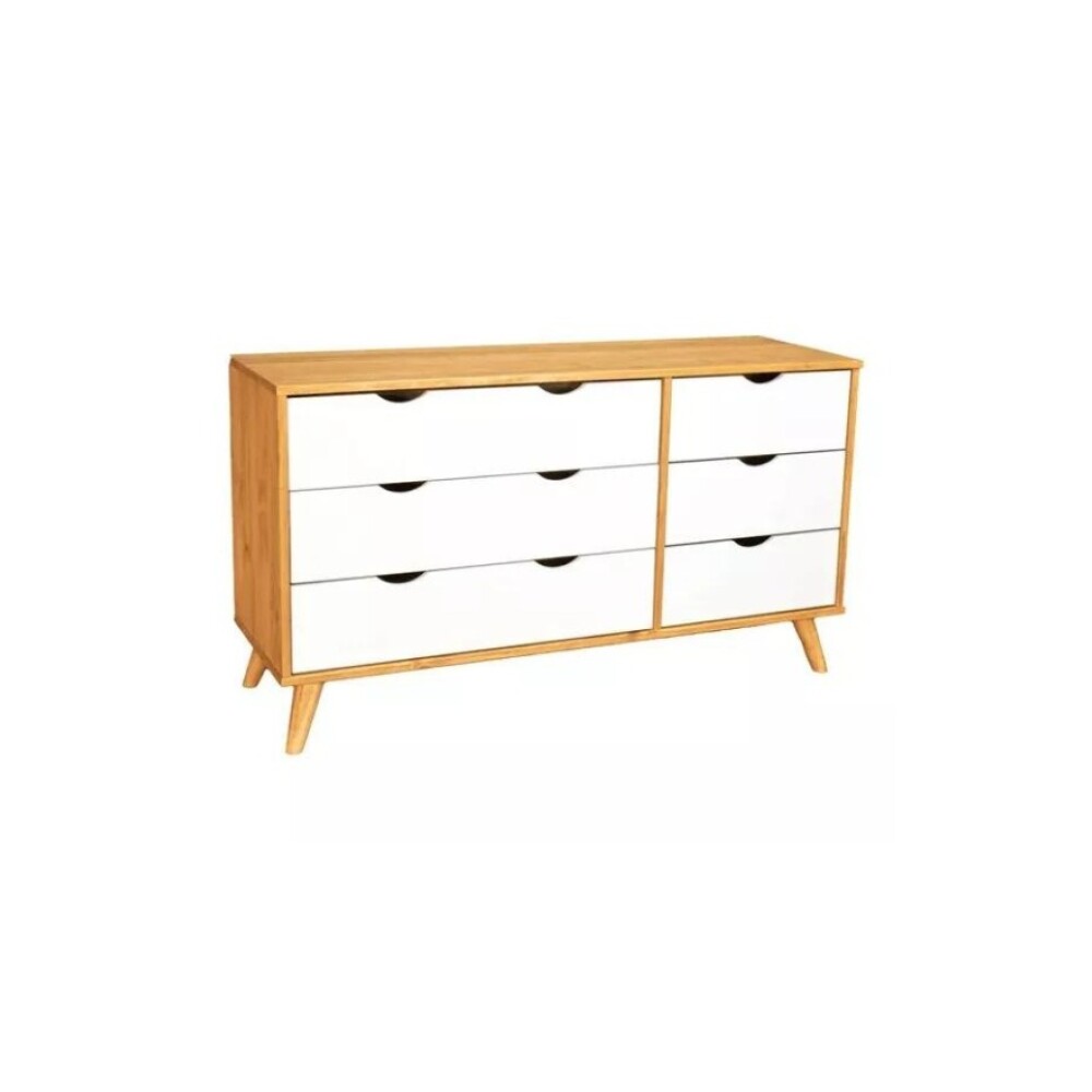 Cómoda 6 Cajones Madera - Linea Dublin Cómoda 6 Cajones Madera - Linea Dublin