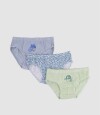 Pack x3 slips algodón marvel/disney Celeste
