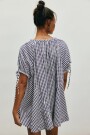 FARLEY GINGHAM TUNIC Azul