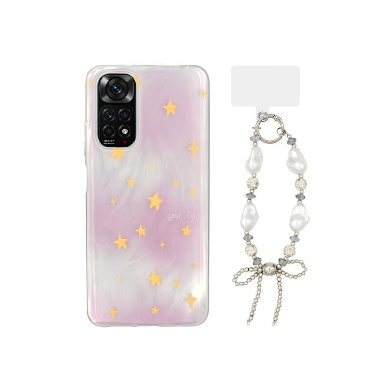Protector para Xiaomi Redmi Note 11/11S estrellas con correa Protector Para Xiaomi Redmi Note 11/11s Estrellas Con Correa