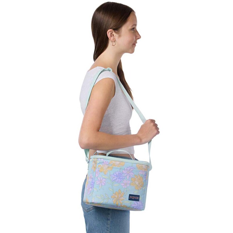 Lonchera Térmica Super Snack Faded Floral Fresh Mint