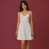 Camisón Avelina [CB11] Algodón Gris Melange