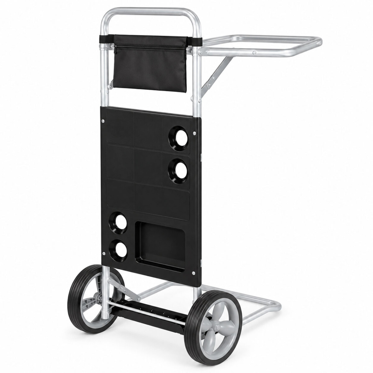 Carrito Playa p/Sillas y Sombrilla Convertible en Mesa Mor - Negro 
