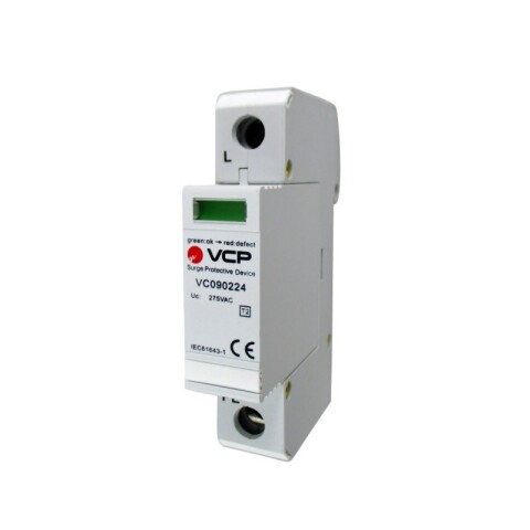 DESCARGADOR ATMOSFERICO DE BAJA TENSION SPD 1P 20KA,275V DESCARGADOR ATMOSFERICO DE BAJA TENSION SPD 1P 20KA,275V