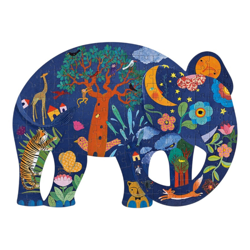 Puzzle Silueta Elefante 150 Piezas Djeco Puzzle Silueta Elefante 150 Piezas Djeco