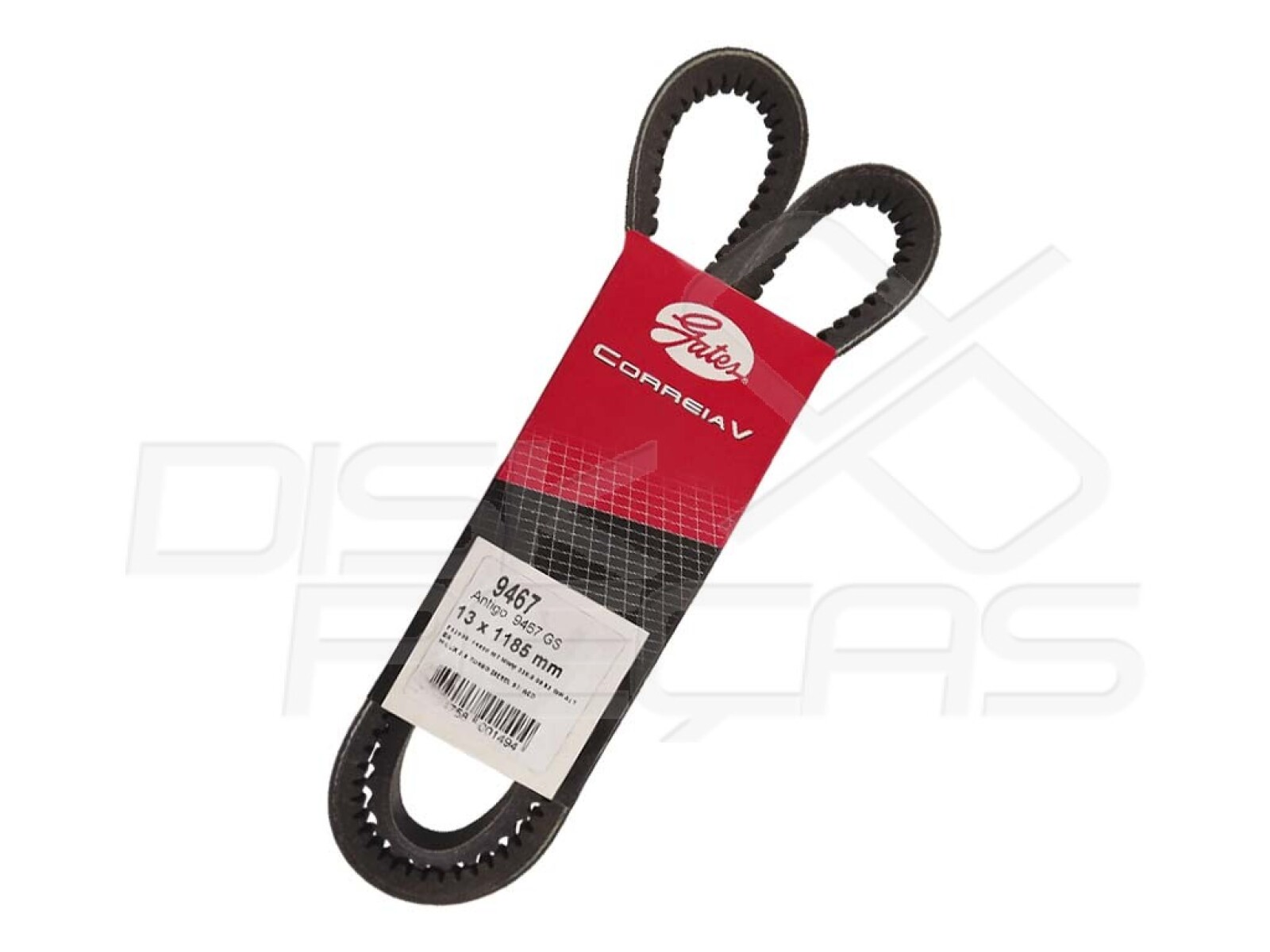 CORREA ALTERNADOR - F14000 MWM 229/6 HILUX 3.0 97/ 9467 VENTILADA GATES 