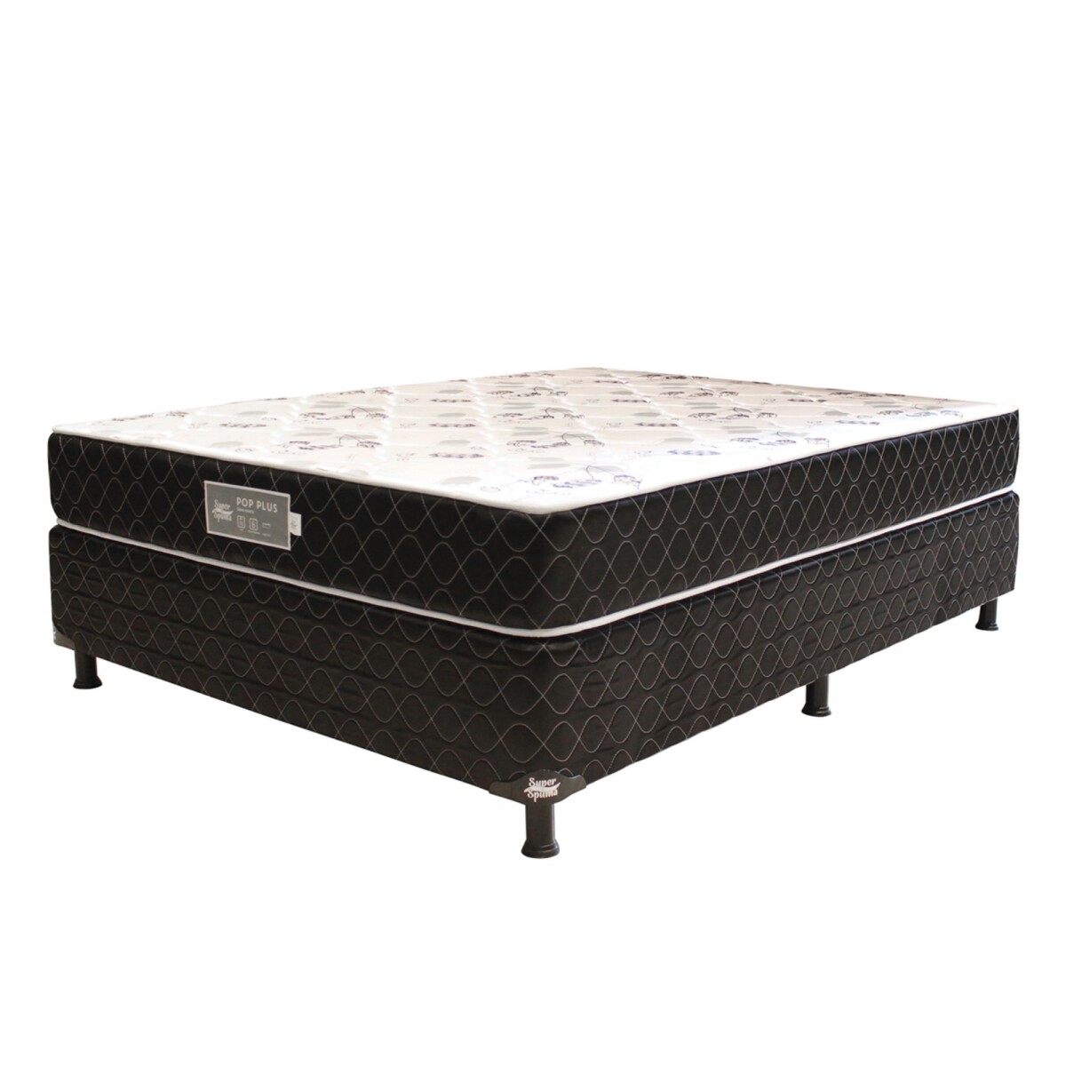 Sommier Superspuma Pop Plus Pw 160X200 BC Negro 