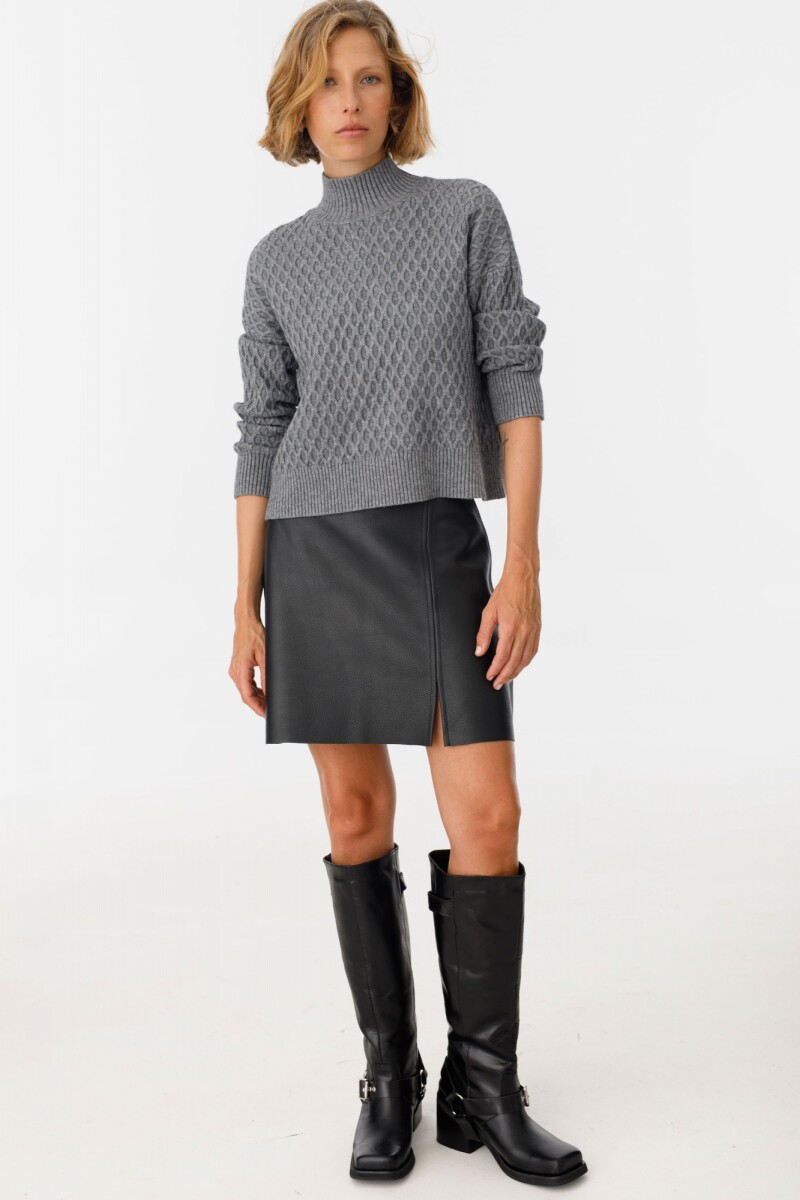Sweater Panal Gris