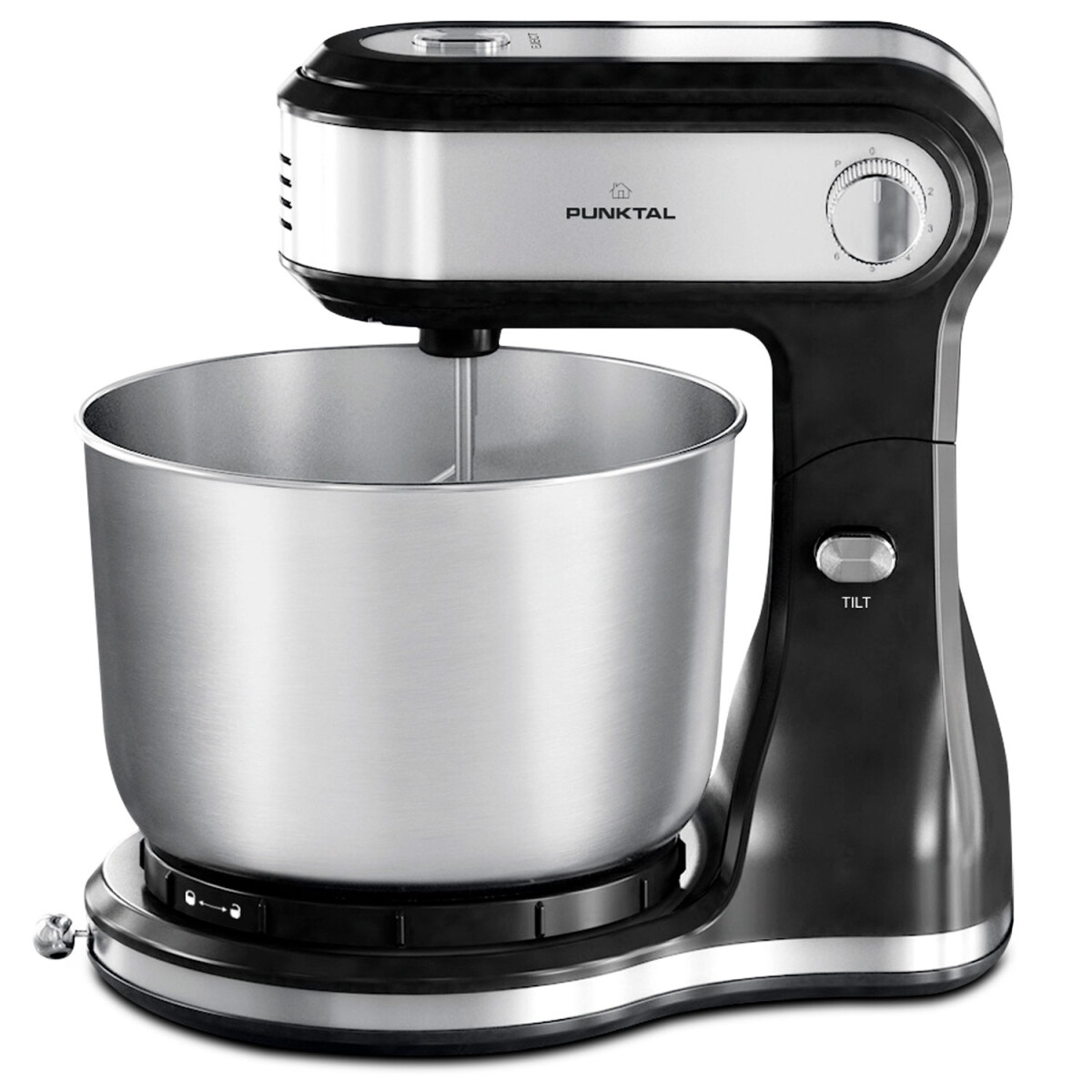 Batidora Con Bowls Giratorio Punktal Pk-7050 Ix - NEGRO 