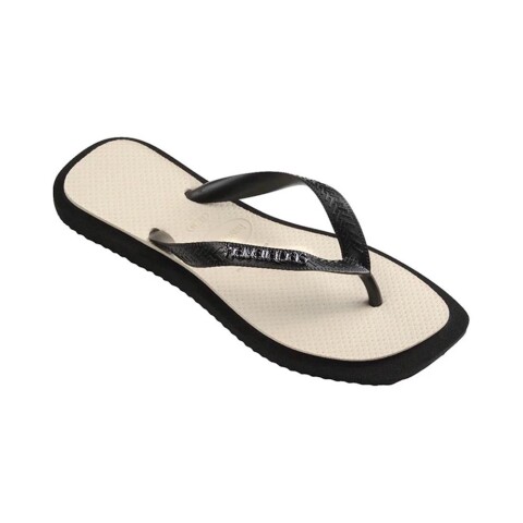 Sandalias Havaianas Top Sqr Fusion Fc Mujer Negro
