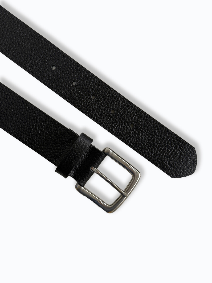 Cinturon cuero jeanero - negro 