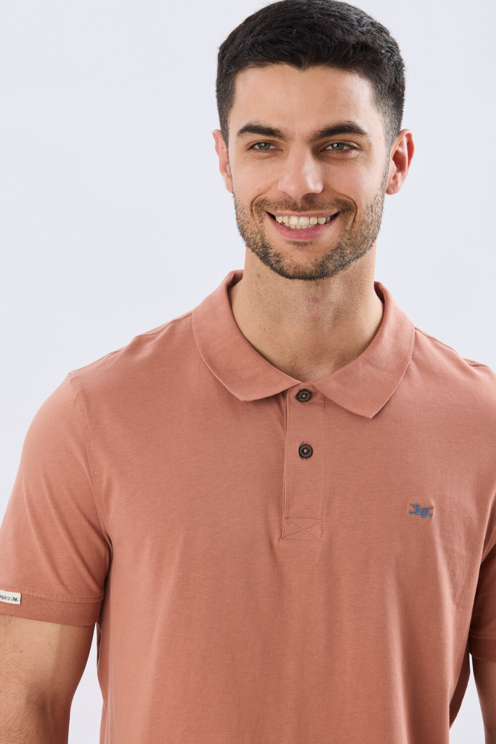 REMERA POLO LISA JERSEY Ladrillo