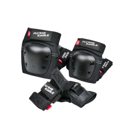 Protecciones para niño Eagle Set Valiant Negro