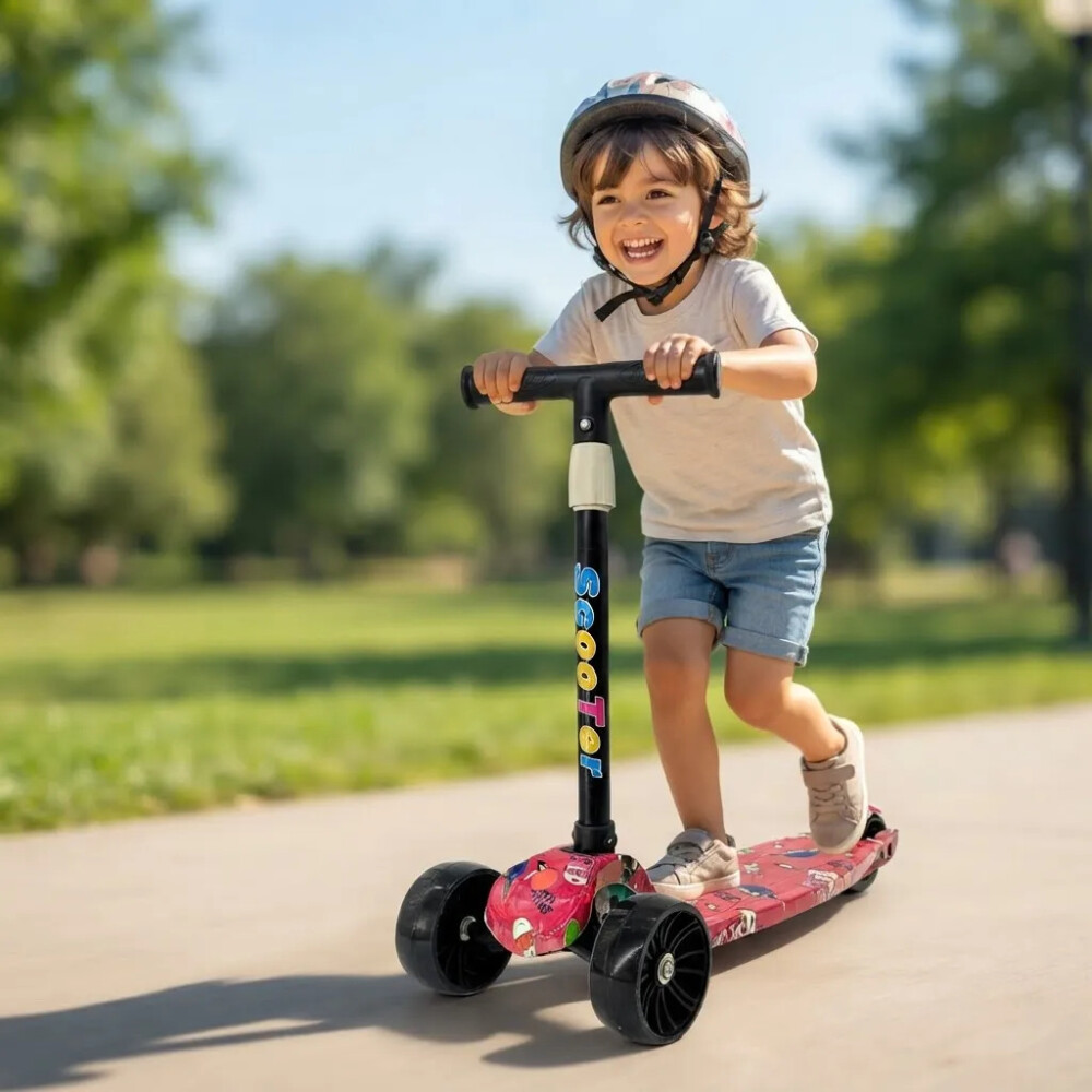 Tripatin - Monopatin Con Luces FUCSIA