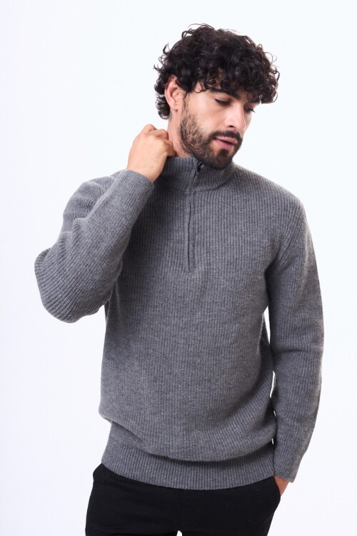 Buzo Tejido Sparta Gris claro